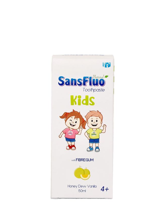 SansFluo Natural Kids Honey Dew Vanilla Toothpaste edamama
